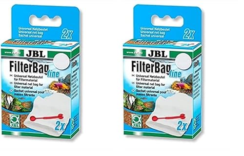 JBL FilterBag fine 6255100, Beutel für Aquarien-Filtermaterial, 2 Beutel (Packung mit 2) von JBL