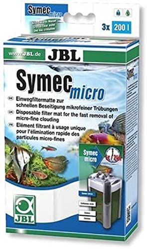 JBL Filterwatte für Aquarienfilter gegen alle Wassertrübungen, Symec, 25x75 cm (1er Pack) von JBL