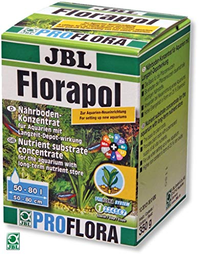 JBL PROFLORA Florapol 2012100 Langzeit-Bodendünger für Süßwasser Aquarien, 350 g von Mühlan Wasserpflanzen