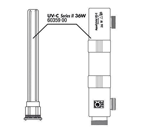 JBL M138592 Uv-C Ii 36W Housing + Quartz Sleeve, 1000 g von JBL