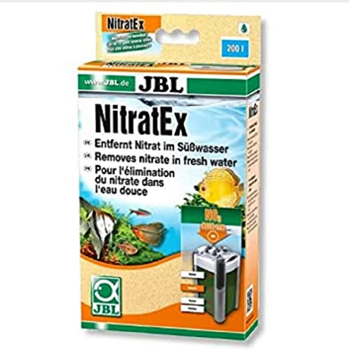 JBL NitratEx 62537 Filtermasse zur schnellen Entfernung von Nitrat aus Aquarienwasser, 170 g von JBL