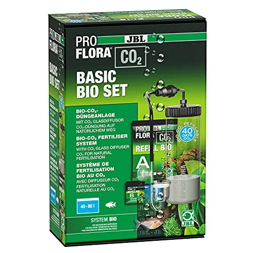 JBL PROFLORA CO2 BASIC BIO SET, Bio CO2-Düngeanlagen-Set für 40-80 l, Mit umfangreichem Zubehör von JBL