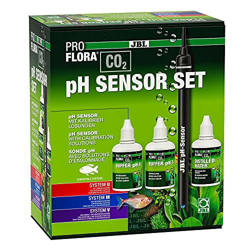 JBL PROFLORA CO2 pH SENSOR SET, pH-Elektroden-Set mit BNC-Anschluss, Inkl. Kalibrierflüssigkeit und weiterem Zubehör von JBL