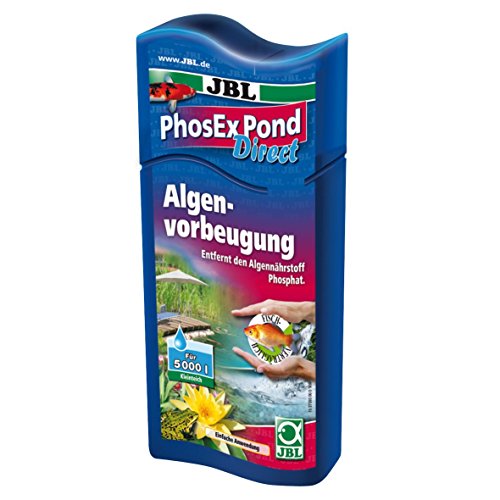 JBL PhosEx Pond Direct 27393 Phosphatentferner für Teiche, 250 ml von JBL