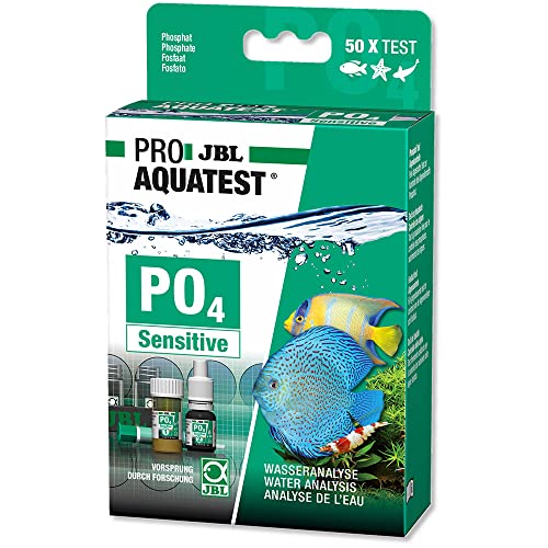 JBL ProAquaTest PO4 Phosphat Sensitiv, Wassertest-Set, Für Süß-/Meerwasser-Aquarien und Teiche von JBL