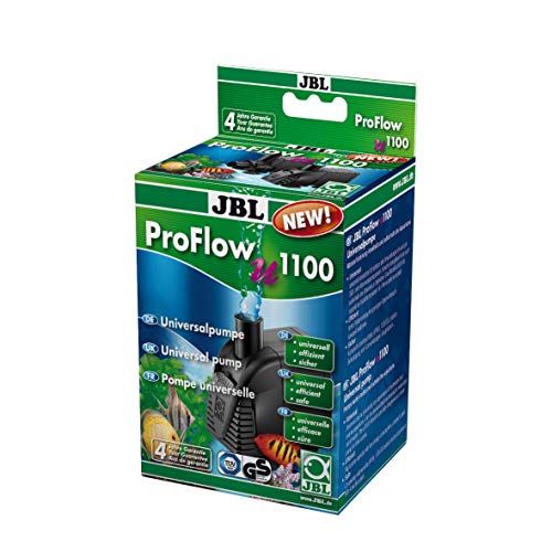 JBL ProFlow u1100 60584 Universalpumpe mit 1200 l/h zur Umwälzung von Wasser in Aquarien und Terrarien von JBL