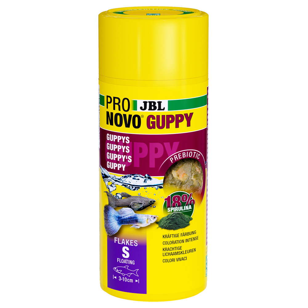 JBL ProNovo Guppy Flakes S - Sparpaket: 2 x 250 ml von JBL