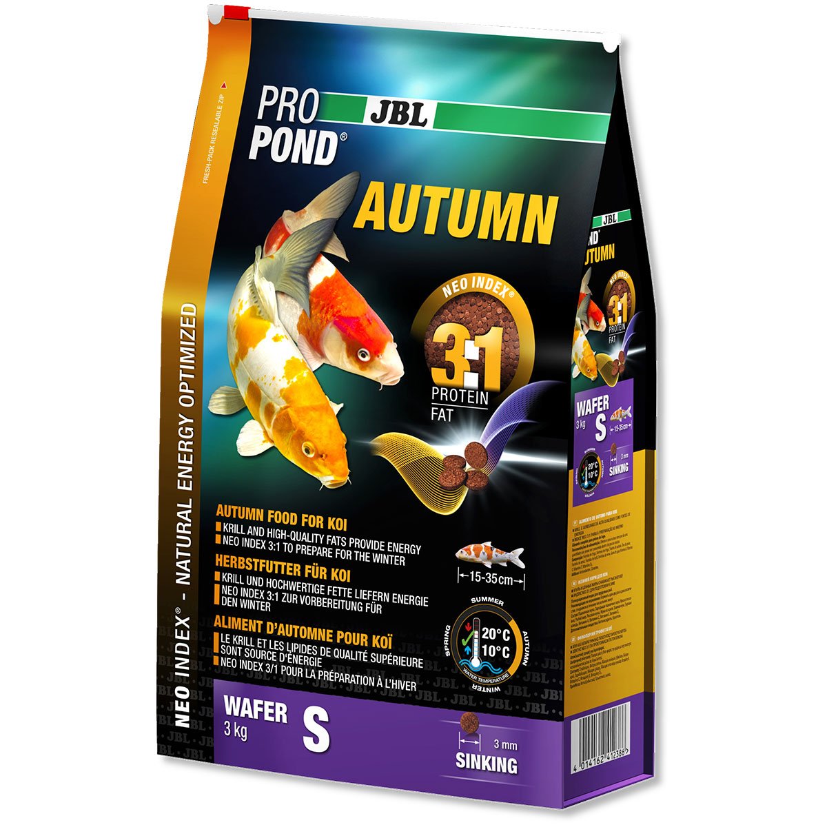 JBL ProPond Herbstfutter für Koi S 3,0kg von JBL