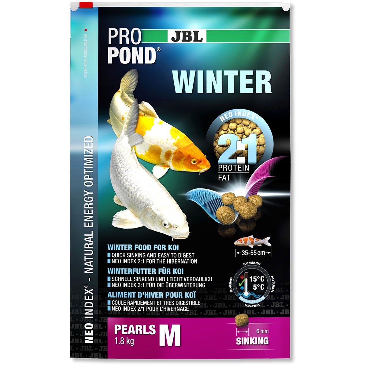 JBL ProPond Winterfutter für Koi M 3,6kg von JBL