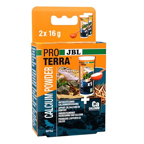 JBL Proterra Calcium Powder 2 x 25ml Mineralien-Ergänzungsfutter alle Reptilien von JBL