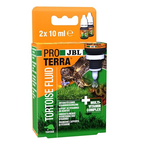 JBL Proterra Tortoise Fluid 2x10ml Flüssige Multivitamine für alle Landschildkröten von JBL