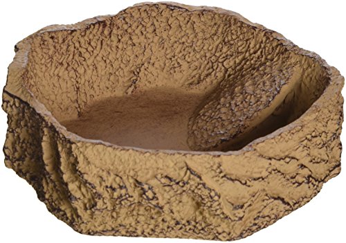 JBL ReptilBar 71085 Futter Trink und Badenapf für Terrarientiere, L, sand von JBL