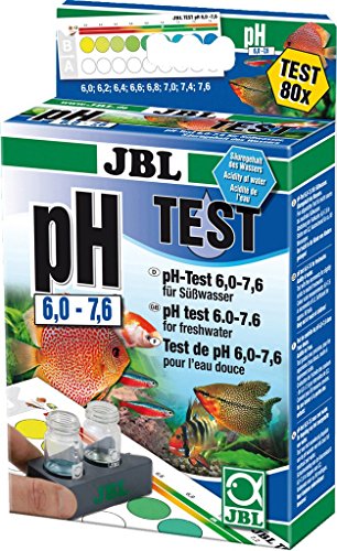 JBL Schnelltest zur Bestimmung des Säuregehalts in Süßwasser Aquarien, pH Test 6,0-7,6, 25346 von JBL