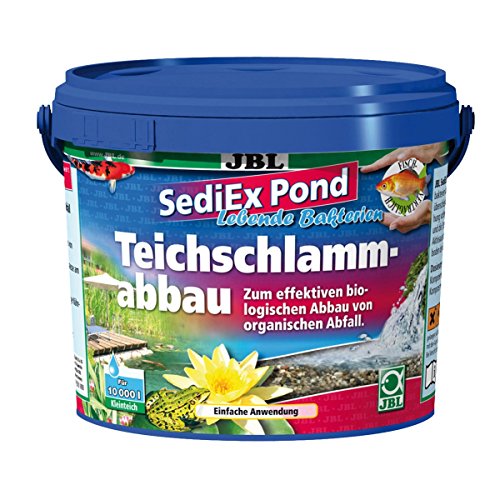 JBL SediEx Pond 27332 Bakterien und Aktivsauerstoff zum Abbau von Teichschlamm, 2,5 kg von JBL