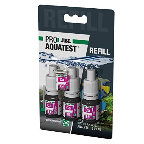 JBL Wassertest-Nachfüller, Für Meerwasser-Aquarien, ProAquaTest Ca Calcium Refill, 3 Stück von JBL