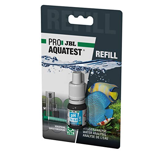 JBL Wassertest-Nachfüller, Für Teiche, Süß-/Meerwasser-Aquarien, ProAquaTest pH 7.4-9.0 Refill, 1 Stück von JBL