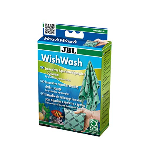 JBL Wish Wash 61526 Reinigungstuch und Schwamm für Aquarien und Terrarien von JBL