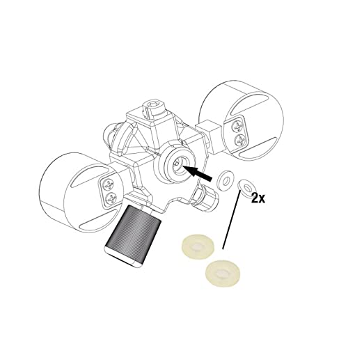 JBL - Dichtung für Aquarium-Wasserpflege und Aquarienwasserbehandlung, Flachdichtung (6333600), 0,002 kg von JBL