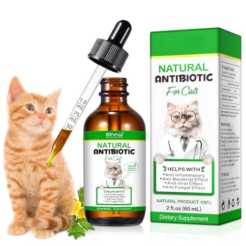 Natürliche Antibiotika für Katzen, 1 Pack 60ml antibiotika Katze, Katzenantibiotika bei Infektionen, Cat Multivitamin ist antibakterielle, Unterstützt das Immunsystem und die Knochengesundheit Natürliche Antibiotika für Katzen, 1 Pack 60ml antibiotika Katze, Katzenantibiotika bei Infektionen, Cat Multivitamin ist antibakterielle, Unterstützt das Immunsystem und die Knochengesundheit von JCZQDRPC