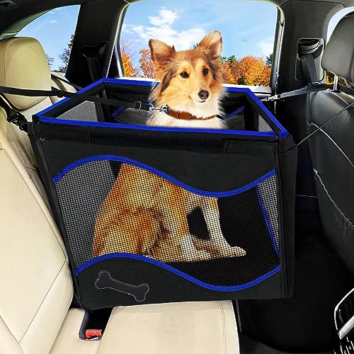 JDMOLG Hundeautositz für große Hunde, Autositze für Hunde mit wasserdichtem Pad, Reise-Haustier-Autositzverlängerung für Rücksitz, große Hundeautotrage unter 36,3 kg von JDMOLG