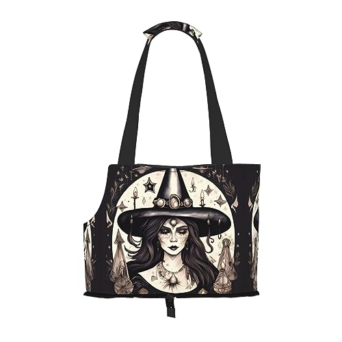 Magic Witch Witchcraft Bohemian Print Puppy Carrier Dog Walking Bags Pets Dogs Carrier Bag for Small Dogs and Cat and Rabbit von JEJEA