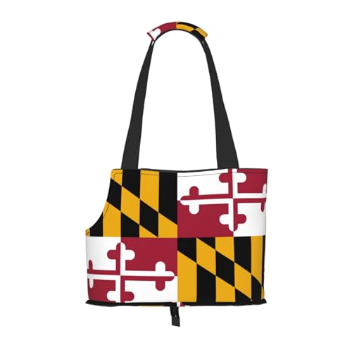 Maryland Tragetasche mit Staatsflagge, für kleine Hunde, Katzen und Kaninchen von JEJEA