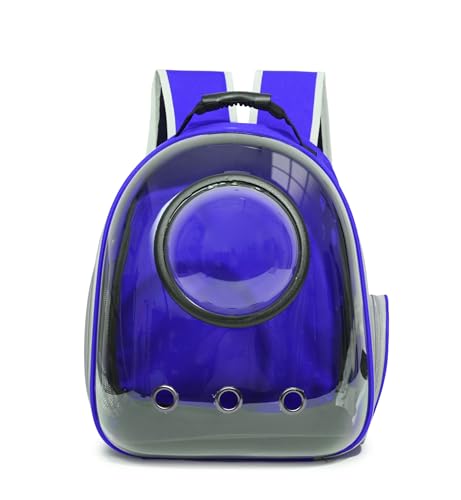 JELLY SIGHT Rucksack für Katzen und Hunde, Luftpolsterkapsel, Kätzchen, Welpen, entworfen für Reisen, Wandern, Wandern, Camping und den Einsatz im Freien (dunkelblau) von JELLY SIGHT