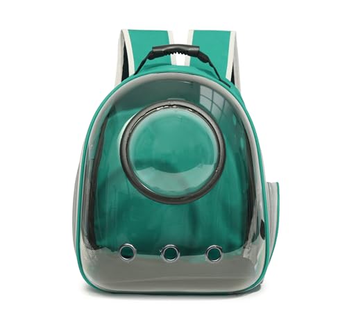 JELLY SIGHT Rucksack für Katzen und Hunde, Luftpolsterkapsel, Kätzchen, Welpen, entworfen für Reisen, Wandern, Wandern, Camping und den Einsatz im Freien (dunkelgrün) von JELLY SIGHT