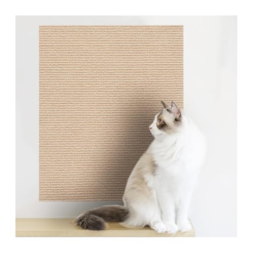 Kratzbretter Katze Kratzmatte Selbstklebend Wand, Sofaschutz Kratzteppich Kratzbrett Katzenkratzbretter, Antikratz FüR MöBel Couch Sofa Wand TüR Schutz von JENIZO