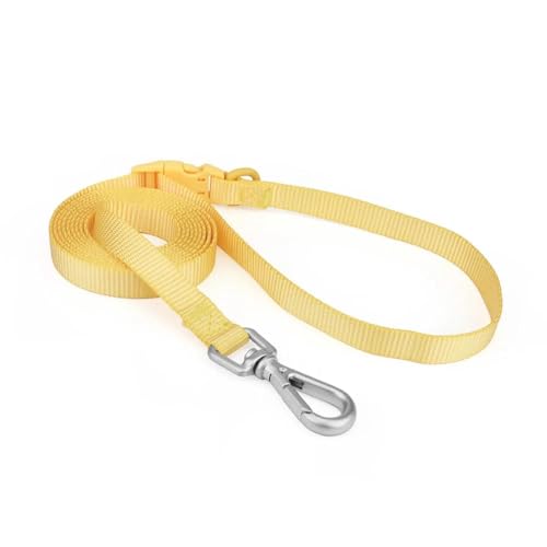 2,1 M Langlebige Nylon-Hundeleine Für Hundetraining, Einfarbige Haustierleine, Geeignet Für Kleine Und Mittelgroße Hunde Und Katzen,E,Breite 20 Mm von JFERDX