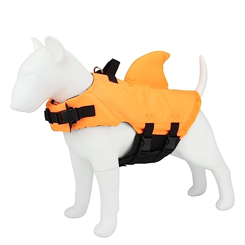 Hundebadebekleidung, Hundeschwimmweste, Sommer-Haustier-Schwimmweste, Strand, Pool, Hund, Schwimmen, Badeanzug, Kleidung, Modisch, Bequem, Haustier-Badebekleidung,Gelb,M von JFERDX