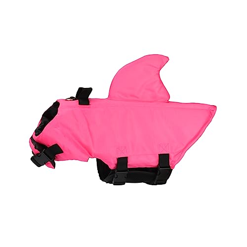 Modische, Verstellbare Hunde-Schwimmweste, Badebekleidung, Haustier-Schwimmweste, Jacke Für Kleine Und Mittelgroße Hunde, Sommer-Badebekleidung, Bequeme Hunde-Badebekleidung, Haustier-Kleidung,Rosa,M von JFERDX