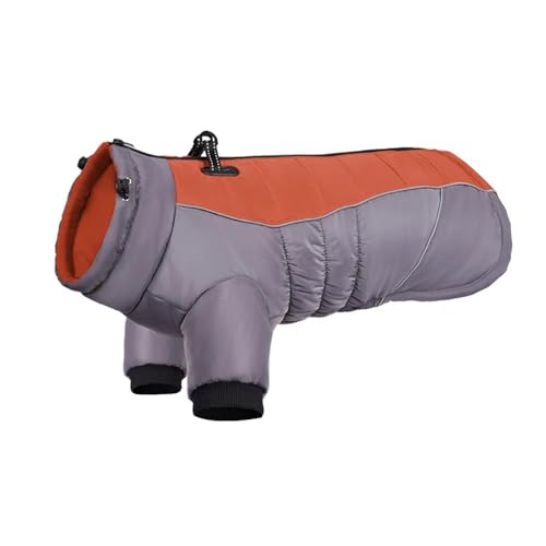 Outdoor Wind- Und Wasserdicht Reflektierende Haustierjacke Winter Verdickte Warme Hundejacke Kleidung Weiche Bequeme Warme Haustierjacke Französische Bulldogge Mops Labrador Deutscher Schäfe von JFERDX