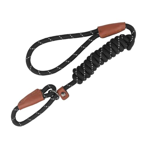 Outdoor-reflektierende Hundeleine, Weiche Und Langlebige Nylon-Haustierleine, Rundes Seil, Hundetraining, Gehleine, Geeignet Für Kleine Und Große Hunde Im Heimtierbedarf,E,S 8mmx1,5m von JFERDX