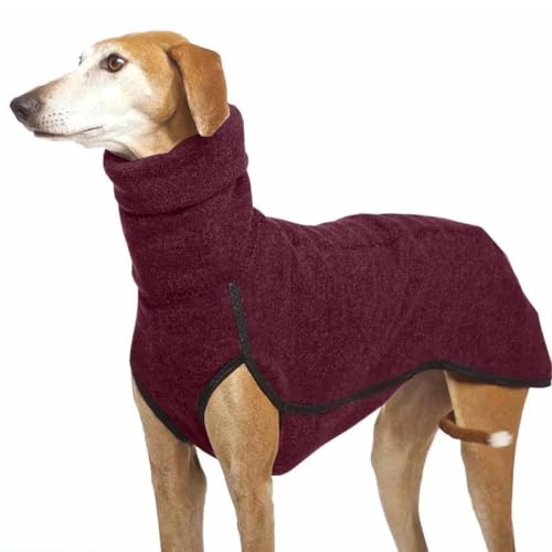 Pullover Für Kleine Und Mittelgroße Große Hunde, Windhund, Großer Hund, Kleidung, Mantel, Rollkragenpullover Für Haustiere, Whiphound, Labrador, Stretch-Wollweste, Haustier-Pullover-Mantel,A von JFERDX