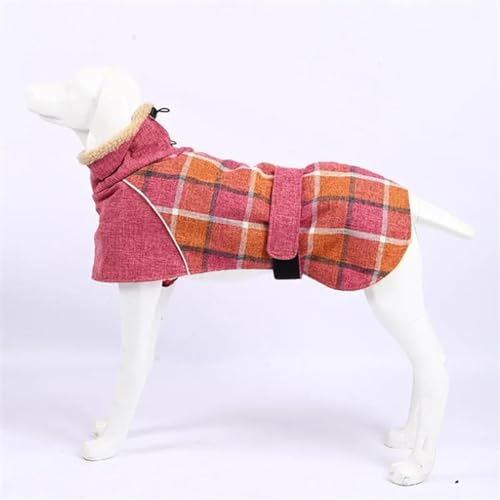 Reflektierende Winddichte Haustierjacke Für Den Außenbereich, Winter, Verdickte Warme Hundejacke, Kleidung Für Kleine Und Mittelgroße Hunde, Schneejacke,D,M von JFERDX