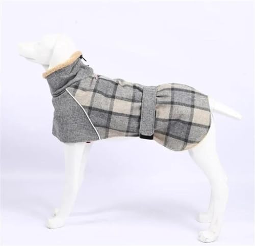 Reflektierende Winddichte Haustierjacke Für Den Außenbereich, Winter, Verdickte Warme Hundejacke, Kleidung Für Kleine Und Mittelgroße Hunde, Schneejacke,E,2XL von JFERDX