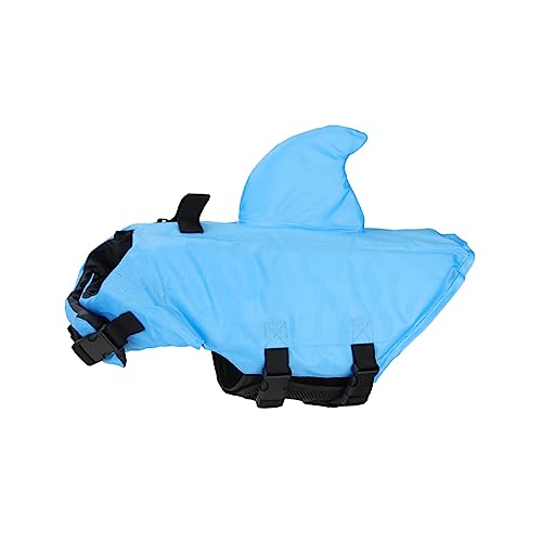 Tier-Rettungsweste, Jacke, Sommer-Badebekleidung Für Kleine Und Mittelgroße Hunde, Modisch, Verstellbar, Rettungsweste Für Hunde, Badeanzug, Bequeme Hunde-Badebekleidung, Haustier-Kleidung,Blau,M von JFERDX