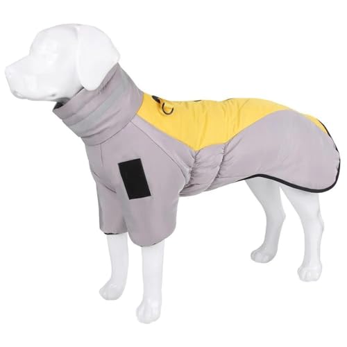 Warme Winterjacke Für Große Hunde, Oberbekleidung Für Den Außenbereich, Wasserdicht, Für Große Hunde, Weste, Hoher Kragen, Winddicht, Warm, Haustiermantel, Jacke Für Französische Bulldogge, von JFERDX