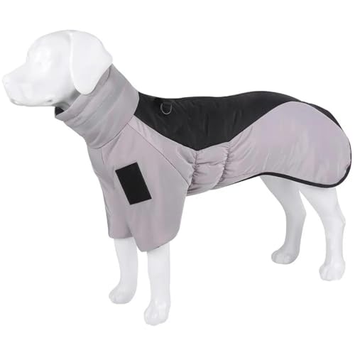 Warme Winterjacke Für Große Hunde, Oberbekleidung Für Den Außenbereich, Wasserdicht, Für Große Hunde, Weste, Hoher Kragen, Winddicht, Warm, Haustiermantel, Jacke Für Französische Bulldogge, von JFERDX