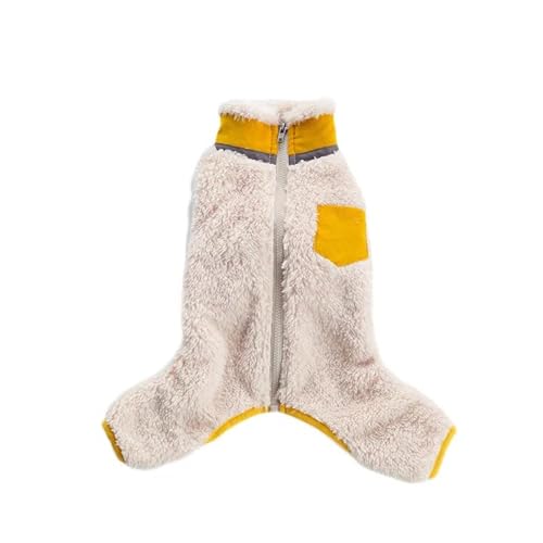 Winter Warme Kleine Und Mittelgroße Hundejacke, Kleidung, Warme Fleece-Hundejacke, Overalls, Chihuahua, Französische Bulldogge, Mops, Overall, Kleidung, Haustierkleidung, Jacke,A,XL von JFERDX