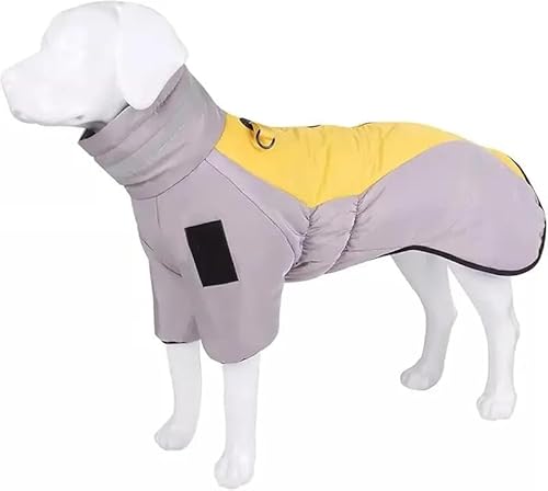 Winterverdickte Warme Hundejacke Für Den Außenbereich, Reflektierend, Winddicht, Wasserdicht, Hundemantel, Kleidung, Bequeme, Leichte Welpenjacke, Geeignet Für Mittelgroße Und Große Hunde,A,4XL von JFERDX