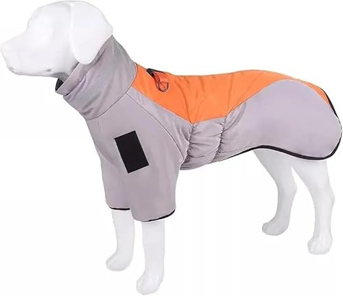 Winterverdickte Warme Hundejacke Für Den Außenbereich, Reflektierend, Winddicht, Wasserdicht, Hundemantel, Kleidung, Bequeme, Leichte Welpenjacke, Geeignet Für Mittelgroße Und Große Hunde,B,4XL von JFERDX