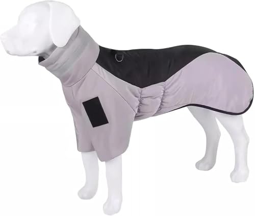 Winterverdickte Warme Hundejacke Für Den Außenbereich, Reflektierend, Winddicht, Wasserdicht, Hundemantel, Kleidung, Bequeme, Leichte Welpenjacke, Geeignet Für Mittelgroße Und Große Hunde,C,6XL von JFERDX