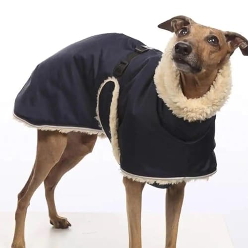 Winterwarme Hundejacke, Oberbekleidung, Whippet, Windhund, Labrador, Schäferhund, Fleece-gefütterte Jacke, Outdoor, Winddicht Und Wasserdicht, Verdickte Warme Hundejacke, Kleidung,C,3XL von JFERDX