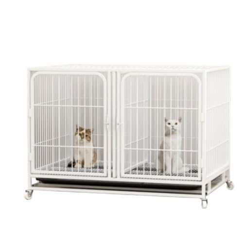 JHMYOB Katzenhaus Mehrschichtiger Katzenkäfig, Katzenkäfig for den Haushalt, Zuchtkäfig, Pflegekäfig for Zoohandlungen, Dreischichtiger Zuchtkäfig, Katzenkäfig Katzenhaus Indoor(B) von JHMYOB