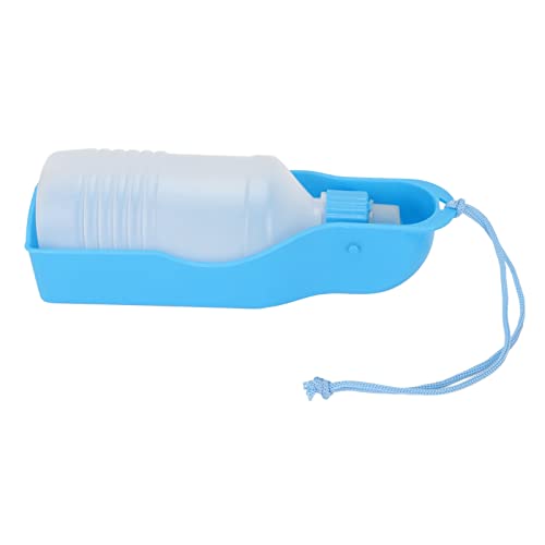 Hunde Wasser Flasche, 300ml tragbarer tragbarer Hunde wassersp Ender mit Lanyard Antislip-Hunde zubehör für Haustiere Hunde Katzen im Freien, Wandern, Reisen (JHS-TECH533Y3nYC-11) von JHS-TECH