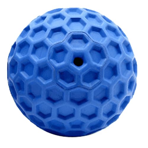 Interaktiver Hundespielzeugball, quietschender Gummi-Hundeball für aggressive Kauer. Interaktives Kauspielzeug für große Rassen und Welpen – Linderung von Angstzuständen und (L 23,6 x 13 x 2,8 Zoll) von JHS-TECH