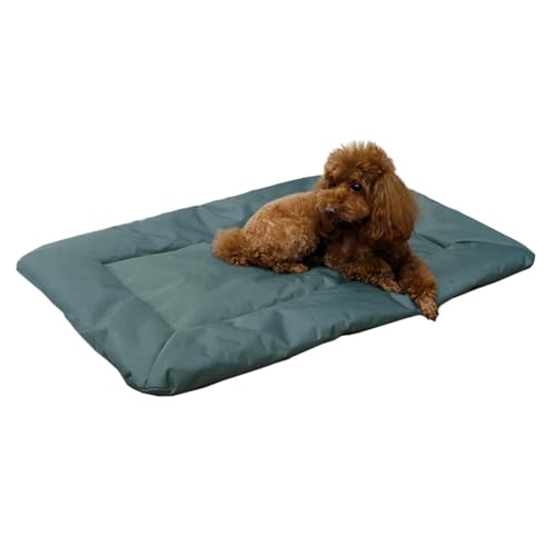 JHS-TECH Faltbare Reise -Hundebett, tragbare Hundereisematte mit Griffen Plastikbefestigungen für Kisten Autos Betten Sofas Decks Weiche Outdoor -Haustierbett zum Camping Wandern (Grau) von JHS-TECH