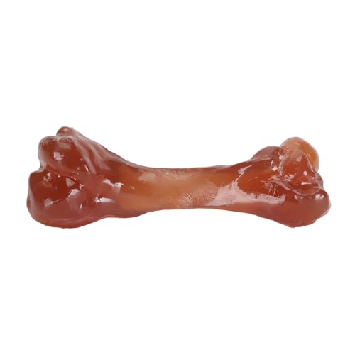 JHS-TECH Simulated Dog Bone, Bite Resistant Attractive Dog Chew Toys Multifunctional Bacon Flavor Puppy Chew Toys for Teething for Small Medium Large Dogs von JHS-TECH